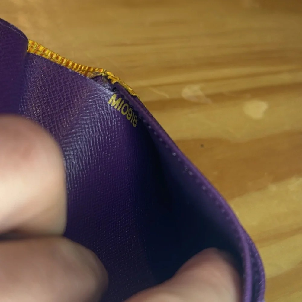 Louis Vuitton Yellow Epi Leather Wallet